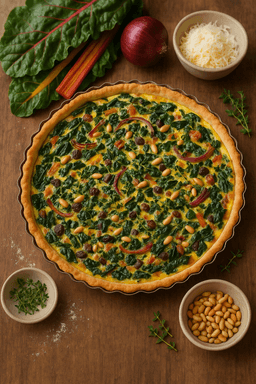 Mangold-Quiche